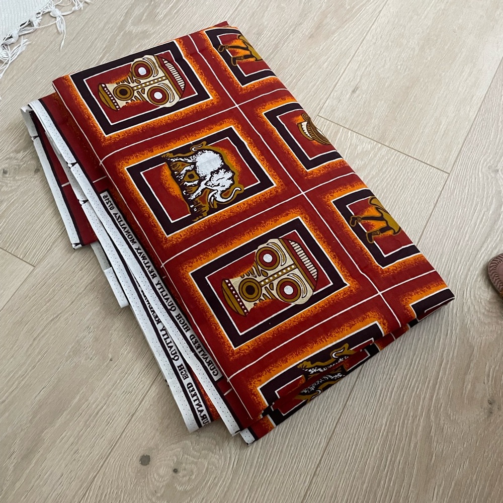 Authentic African Fabric 🧡🤎